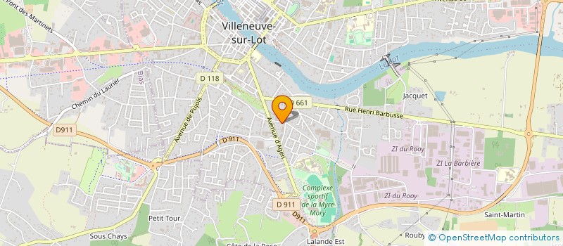 localisation de l'entreprise MONSIEUR RABAH BELLAL  VILLENEUVE-SUR-LOT