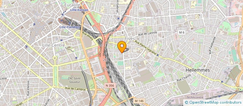 localisation de l'entreprise MONSIEUR RABAH BELLIL à LILLE