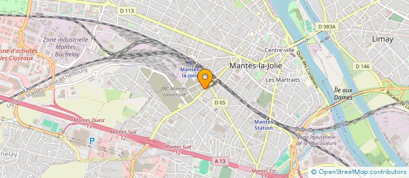 localisation de l'entreprise MONSIEUR RABAH BEN BEKKOU  MANTES-LA-VILLE