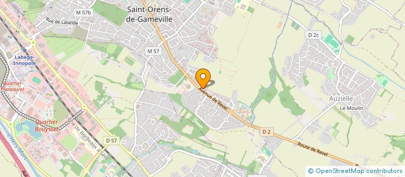 localisation de l'entreprise MONSIEUR RABAH BENAHMED à SAINT-ORENS-DE-GAMEVILLE