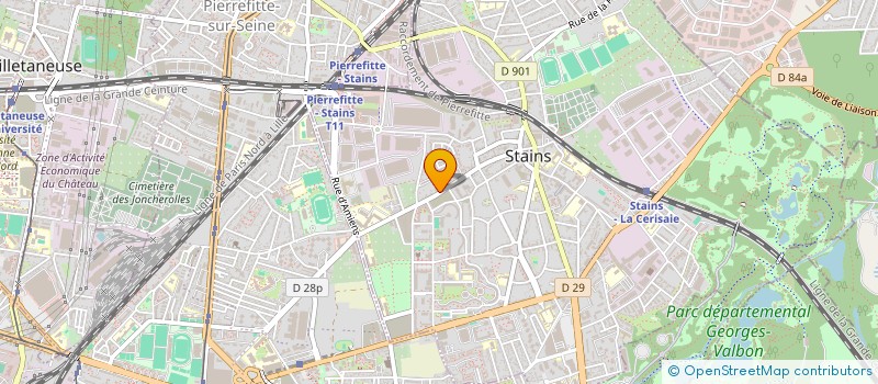 localisation de l'entreprise MONSIEUR RABAH BENAISSA à SEVRAN