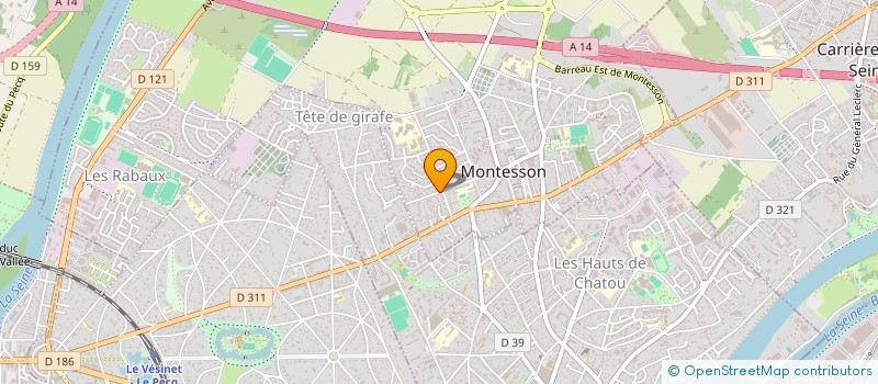 localisation de l'entreprise MONSIEUR RABAH BENHAMNA à MONTESSON