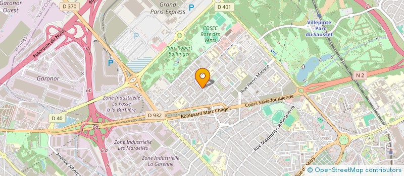 localisation de l'entreprise MONSIEUR RABAH BOUAKLINE à AULNAY-SOUS-BOIS