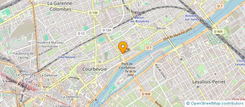 localisation de l'entreprise MONSIEUR RABAH BOUCHERRAB à COURBEVOIE