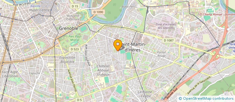 localisation de l'entreprise MONSIEUR RABAH BOUTAHRA  SAINT-MARTIN-D'HERES