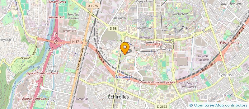 localisation de l'entreprise MONSIEUR RABAH BRAMKI à ECHIROLLES