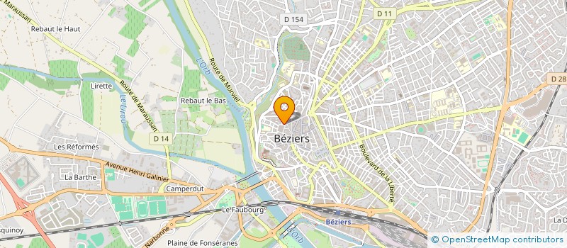 localisation de l'entreprise MONSIEUR RABAH BRIECHE à BEZIERS