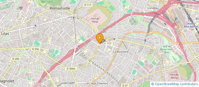 localisation de l'entreprise MONSIEUR RABAH CHIKHI à ROMAINVILLE