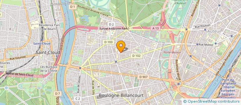 localisation de l'entreprise MONSIEUR RABAH DAHMANI à BOULOGNE-BILLANCOURT