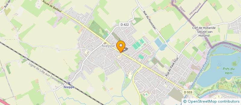 localisation de l'entreprise MONSIEUR RABAH DEBA à NIEPPE