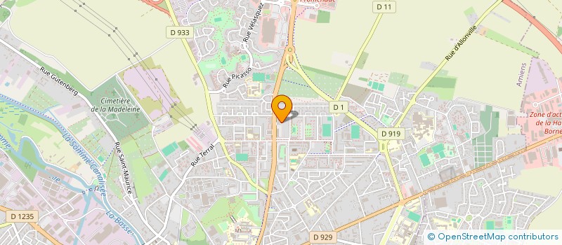 localisation de l'entreprise MONSIEUR RABAH DENNI  AMIENS