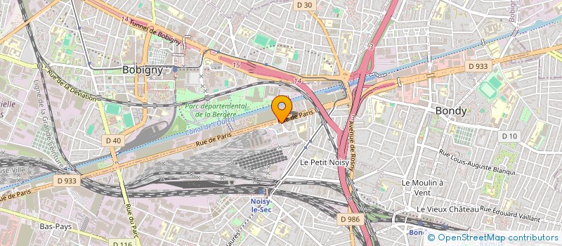 localisation de l'entreprise MONSIEUR RABAH DEROUICH  NOISY-LE-SEC