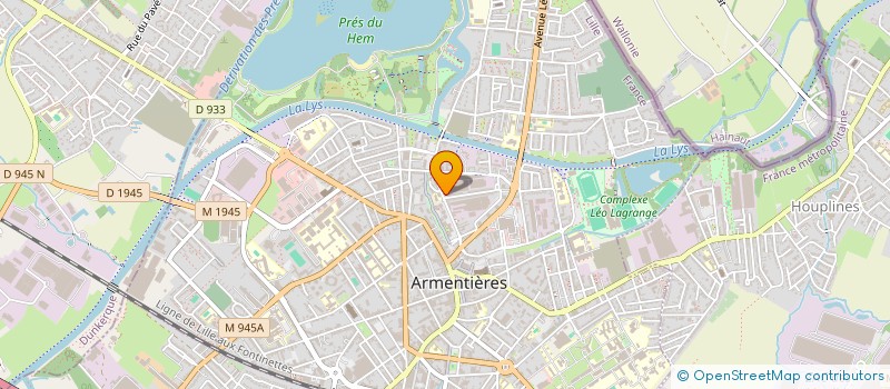 localisation de l'entreprise MONSIEUR RABAH DROUICHE  ARMENTIERES