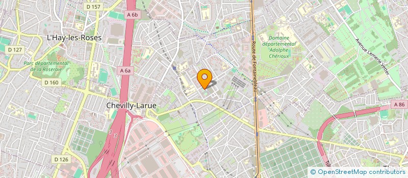 localisation de l'entreprise MONSIEUR RABAH GHERNAYA  CHEVILLY-LARUE