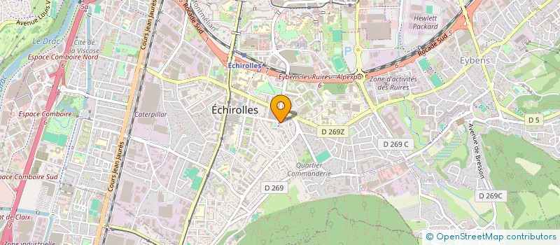 localisation de l'entreprise MONSIEUR RABAH HAMIMED à ECHIROLLES