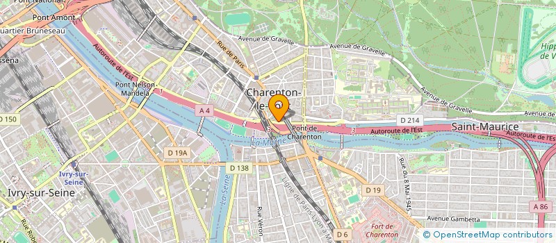 localisation de l'entreprise MONSIEUR RABAH HAMIMI  CHARENTON-LE-PONT