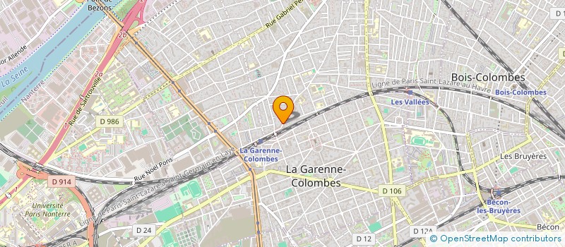 localisation de l'entreprise MONSIEUR RABAH HAMOUM à COLOMBES