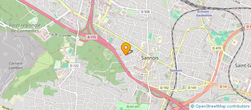 localisation de l'entreprise MONSIEUR RABAH HOUAOUI à SANNOIS