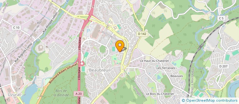 localisation de l'entreprise MONSIEUR RABAH KADA à LIMOGES