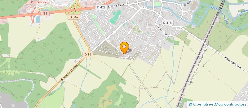 localisation de l'entreprise MONSIEUR RABAH KARIM AOUADI  CLAYE-SOUILLY