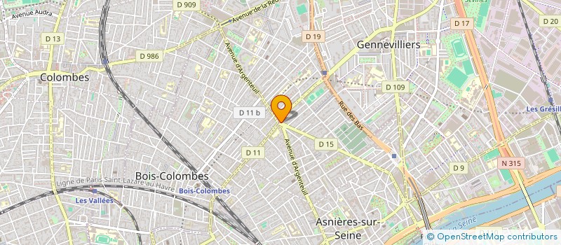 localisation de l'entreprise MONSIEUR RABAH KHALFA à ASNIERES-SUR-SEINE