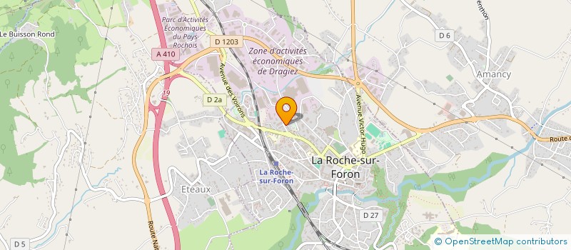 localisation de l'entreprise MONSIEUR RABAH LAHIOUEL à LA ROCHE-SUR-FORON