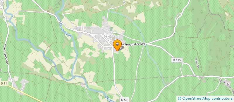 localisation de l'entreprise MONSIEUR RABAH LAMIRI  TRAUSSE