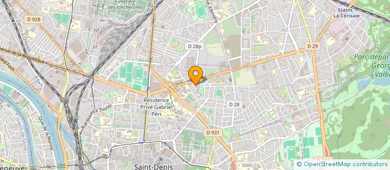 localisation de l'entreprise MONSIEUR RABAH LHADJ à SAINT-DENIS