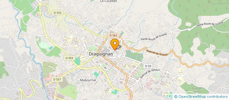 localisation de l'entreprise MONSIEUR RABAH LINOUBLI  DRAGUIGNAN