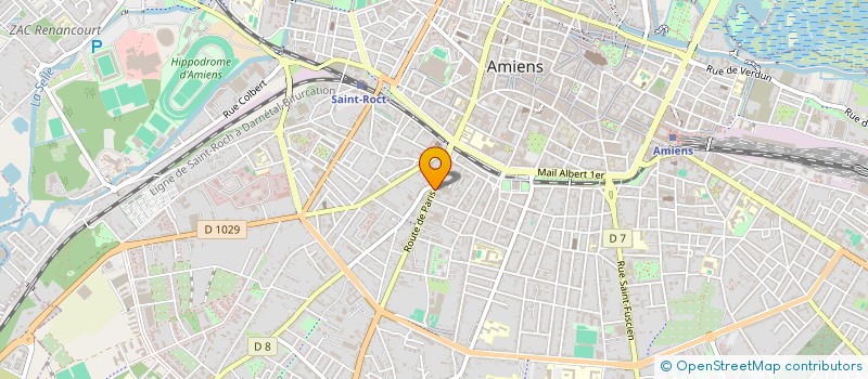localisation de l'entreprise MONSIEUR RABAH MADANI à AMIENS