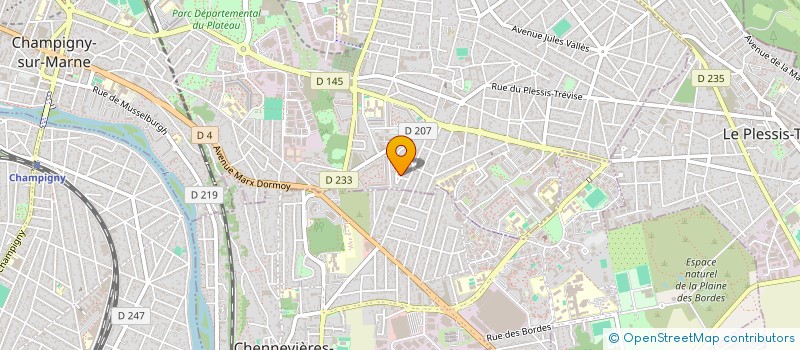 localisation de l'entreprise MONSIEUR RABAH MAKHLOUF à CHAMPIGNY-SUR-MARNE