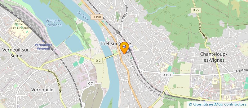 localisation de l'entreprise MONSIEUR RABAH MALEK  TRIEL-SUR-SEINE