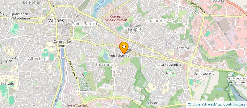 localisation de l'entreprise MONSIEUR RABAH MAZOUNI à VANNES