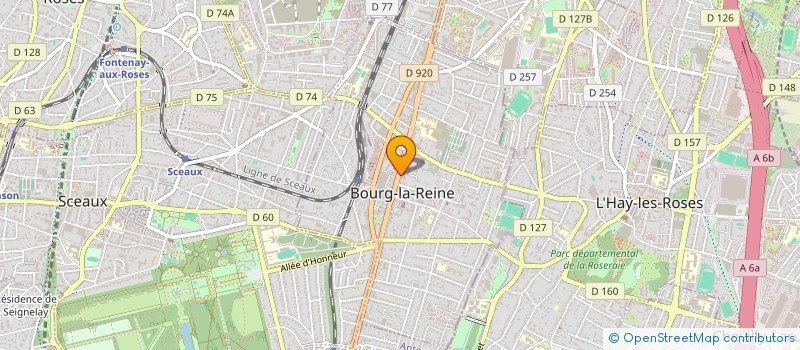 localisation de l'entreprise MONSIEUR RABAH MEDANI à BOURG-LA-REINE