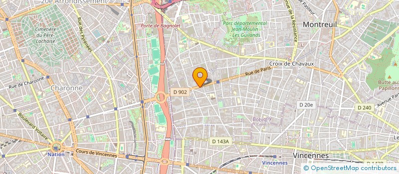 localisation de l'entreprise MONSIEUR RABAH MEDJERAB  MONTREUIL