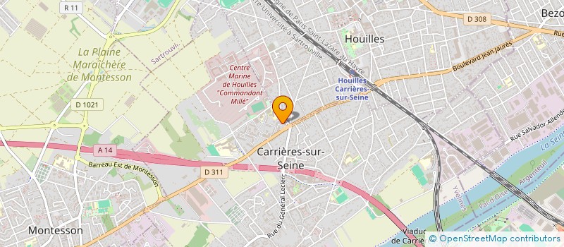 localisation de l'entreprise MONSIEUR RABAH MESLI à LES MUREAUX