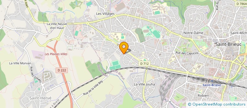 localisation de l'entreprise MONSIEUR RABAH MESSAI à SAINT-BRIEUC