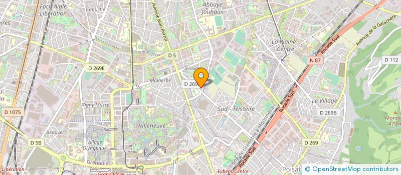 localisation de l'entreprise MONSIEUR RABAH NECHAD à GRENOBLE