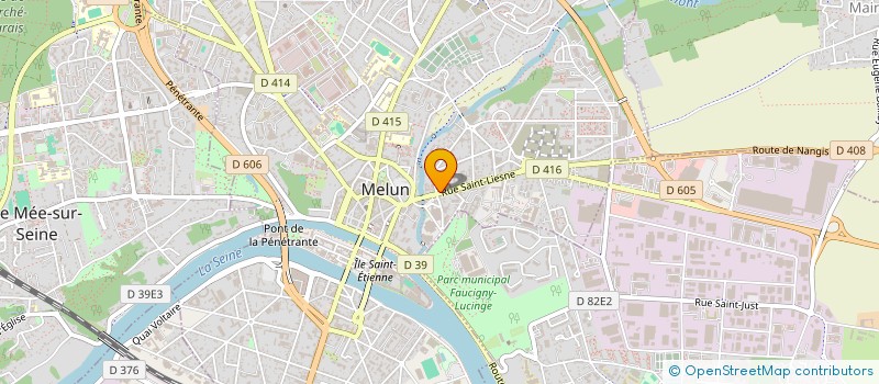 localisation de l'entreprise MONSIEUR RABAH OUAZANI à MELUN