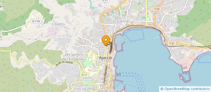 localisation de l'entreprise MONSIEUR RABAH SEBTI à AJACCIO