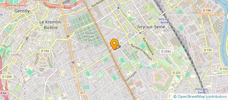 localisation de l'entreprise MONSIEUR RABAH SOFIANE IDJER  TEILLE