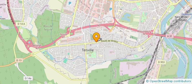 localisation de l'entreprise MONSIEUR RABAH TALES  TERVILLE