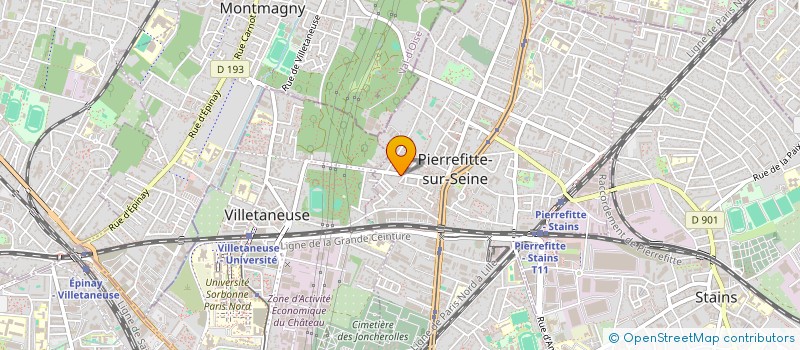localisation de l'entreprise MONSIEUR RABAH YADJEL à PIERREFITTE-SUR-SEINE