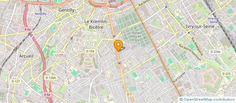 localisation de l'entreprise MONSIEUR RABAH YAGOUBI  LE KREMLIN-BICETRE