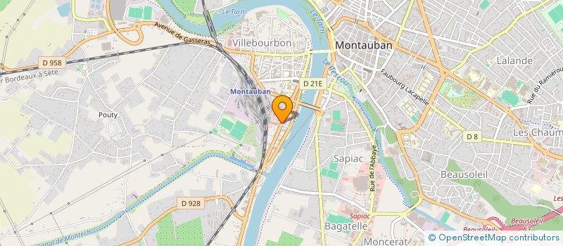 localisation de l'entreprise MONSIEUR RABAH ZEROUALI LABIAD  MONTAUBAN