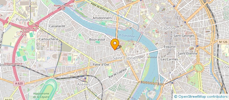 localisation de l'entreprise MONSIEUR RABAHI MOHAMED  TOULOUSE