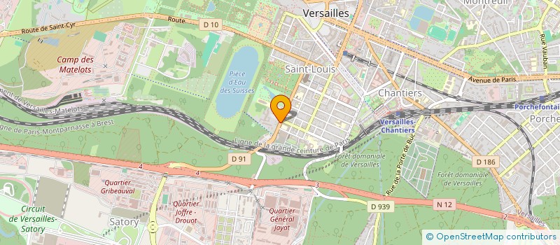 localisation de l'entreprise MONSIEUR RABANI ABDULGHANI à VERSAILLES