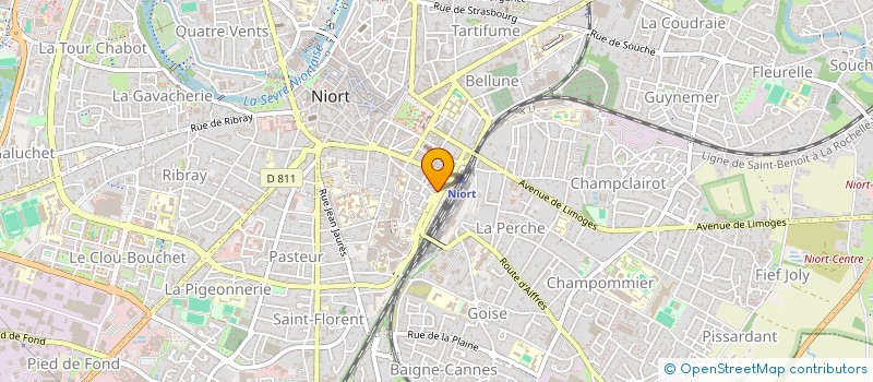 localisation de l'entreprise MONSIEUR RABBAN AHADI à NIORT
