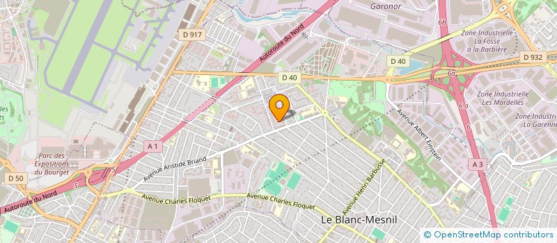localisation de l'entreprise MONSIEUR RABBI ROSARIO ANDRE à LE BLANC-MESNIL