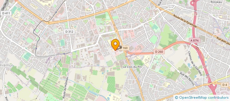 localisation de l'entreprise MONSIEUR RABEH IZRI  ANGERS